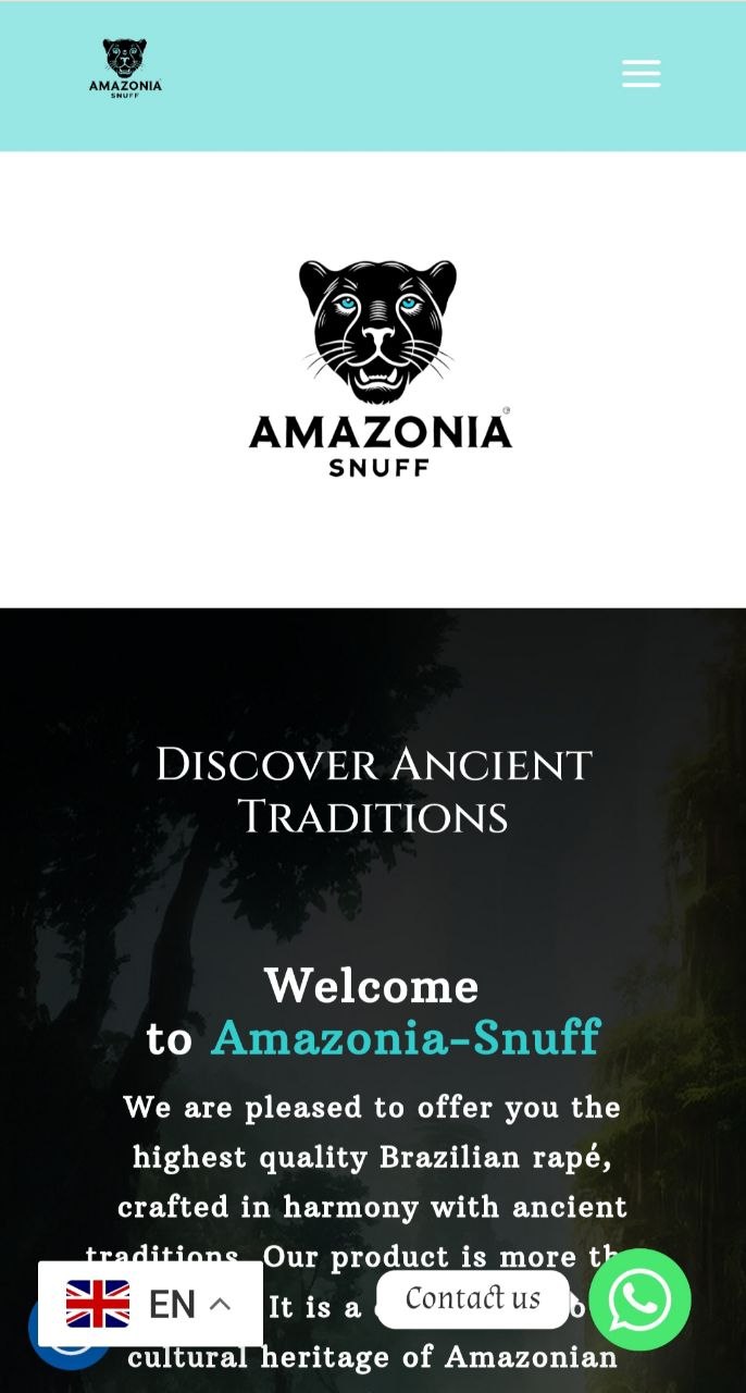 Amazonia — мобільна версія сайту